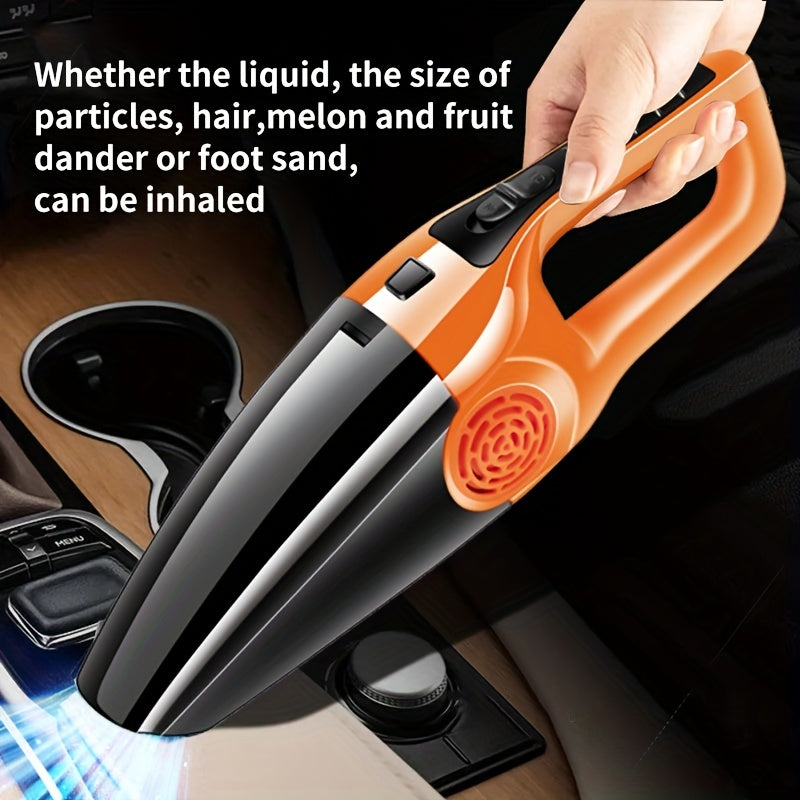 Large Suction Strong Vacuum Cleaner - Portable Dry-Wet Vacuum for Car and Home