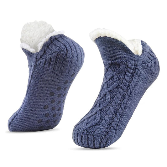 Indulge in Comfort: Fluffy and Fuzzy, Our Thermal Men's Slipper Socks are Winter Essentials