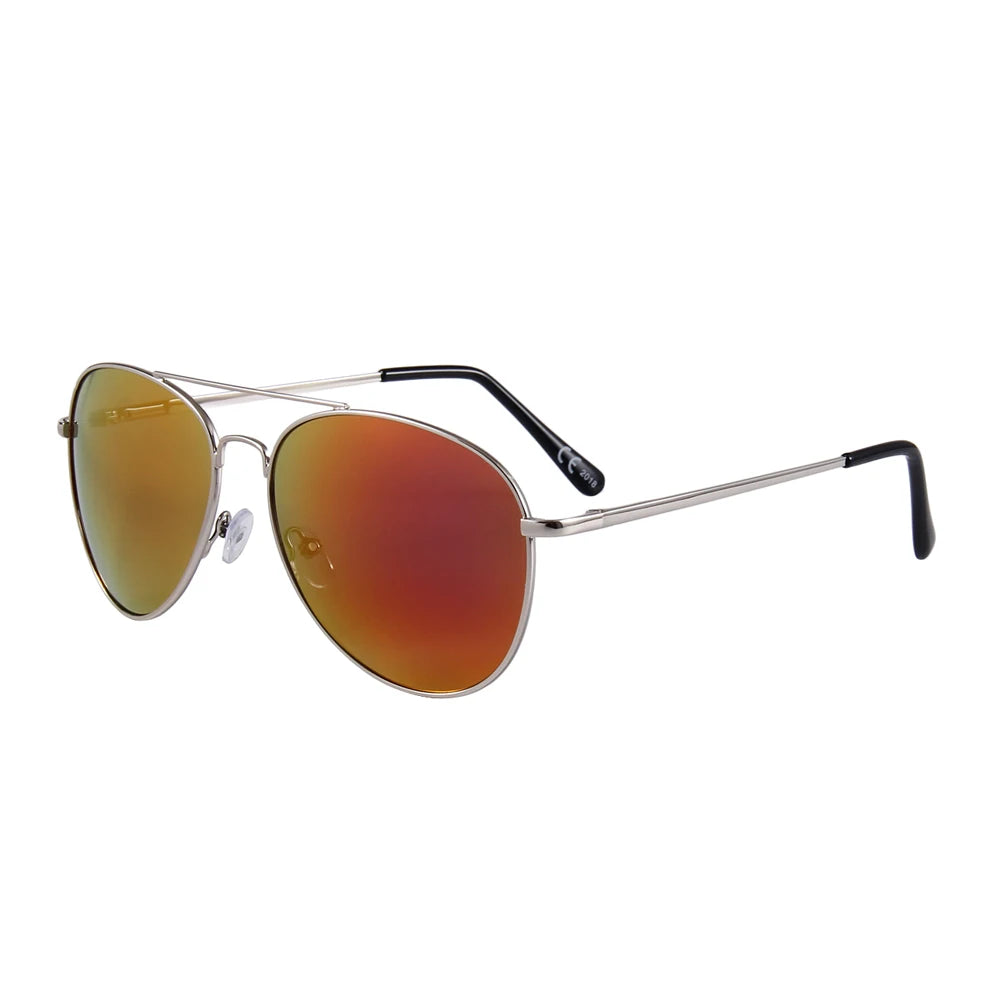 Unisex Cooper Frame Aviation Sunglasses: Trendy UV400 Shades for All