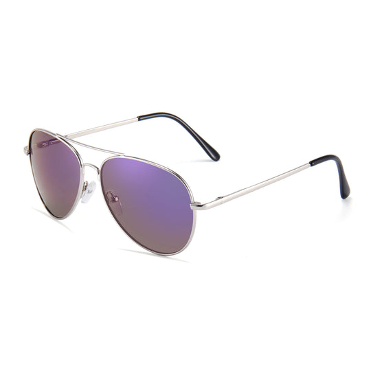 Unisex Cooper Frame Aviation Sunglasses: Trendy UV400 Shades for All