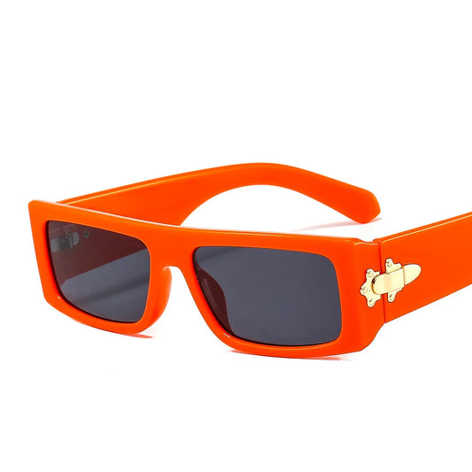 Luxury Shade Sunglasses: Colorful Square Frame for Ultimate Style