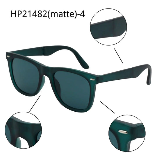 Luxury Foldable Sunglasses: Easy Carry Pocket PC Frame for Men and Women