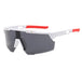 Flat Top Sports Outdoor Cycling Shield Goggle Mirror Sunglasses for Men