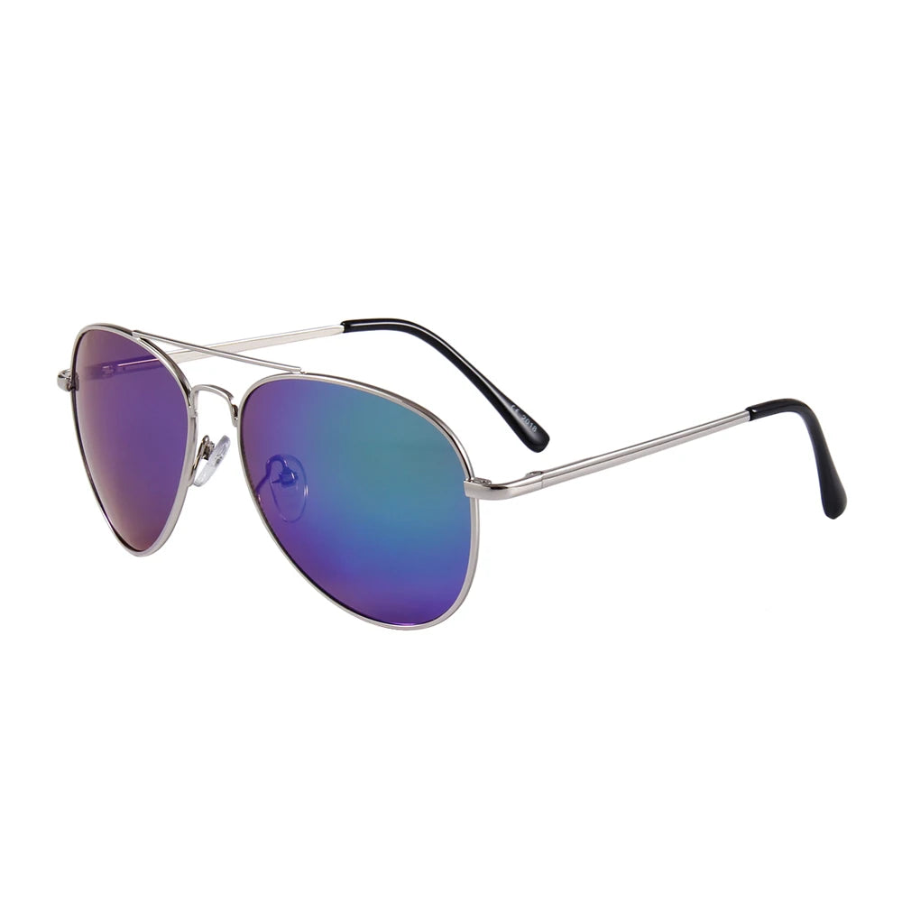 Unisex Cooper Frame Aviation Sunglasses: Trendy UV400 Shades for All