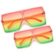 Three Hippos Square Kids Sun Glasses Set: Matching Mother and Daughter Shades