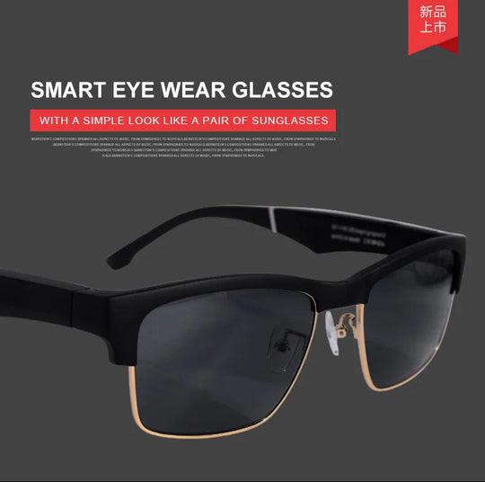 Bluetooth Music Smart Sunglasses: Wireless Audio Eyewear with UV400 Polarized Lens