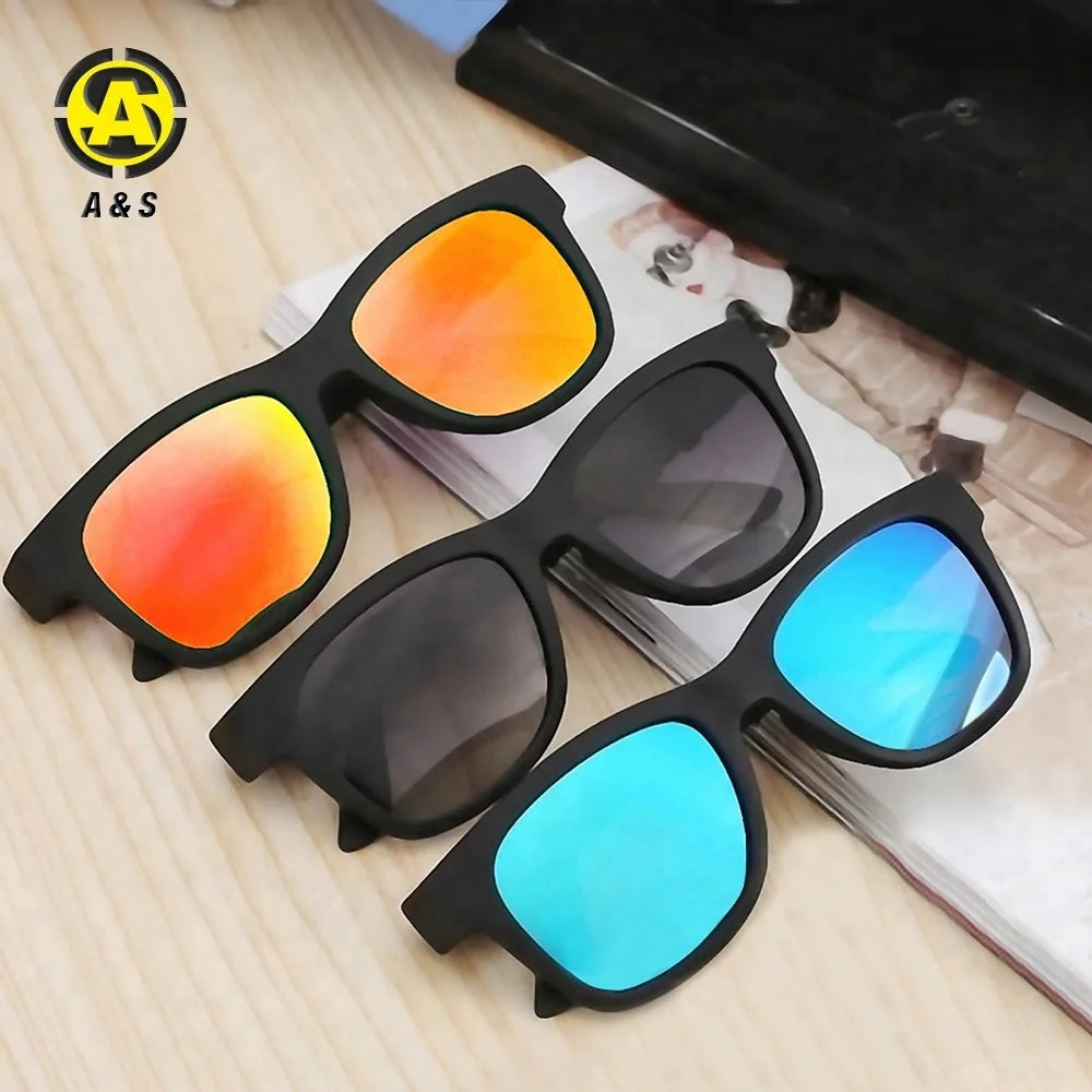 Bluetooth 5.0 Sunglasses: UV400 Polarized Eyewear with Bone Conduction Headphones