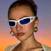 Moon Fashion Vintage Sports Y2K Sunglasses - Y2K Sunglasses from the 90s