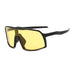 High-Quality Oversized Fashion Sunglasses: One Piece Design for Men and Unisex Sports Eyewear