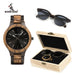 Wooden Sunglasses - Eco-Friendly Wooden Sunglasses and Watch Set