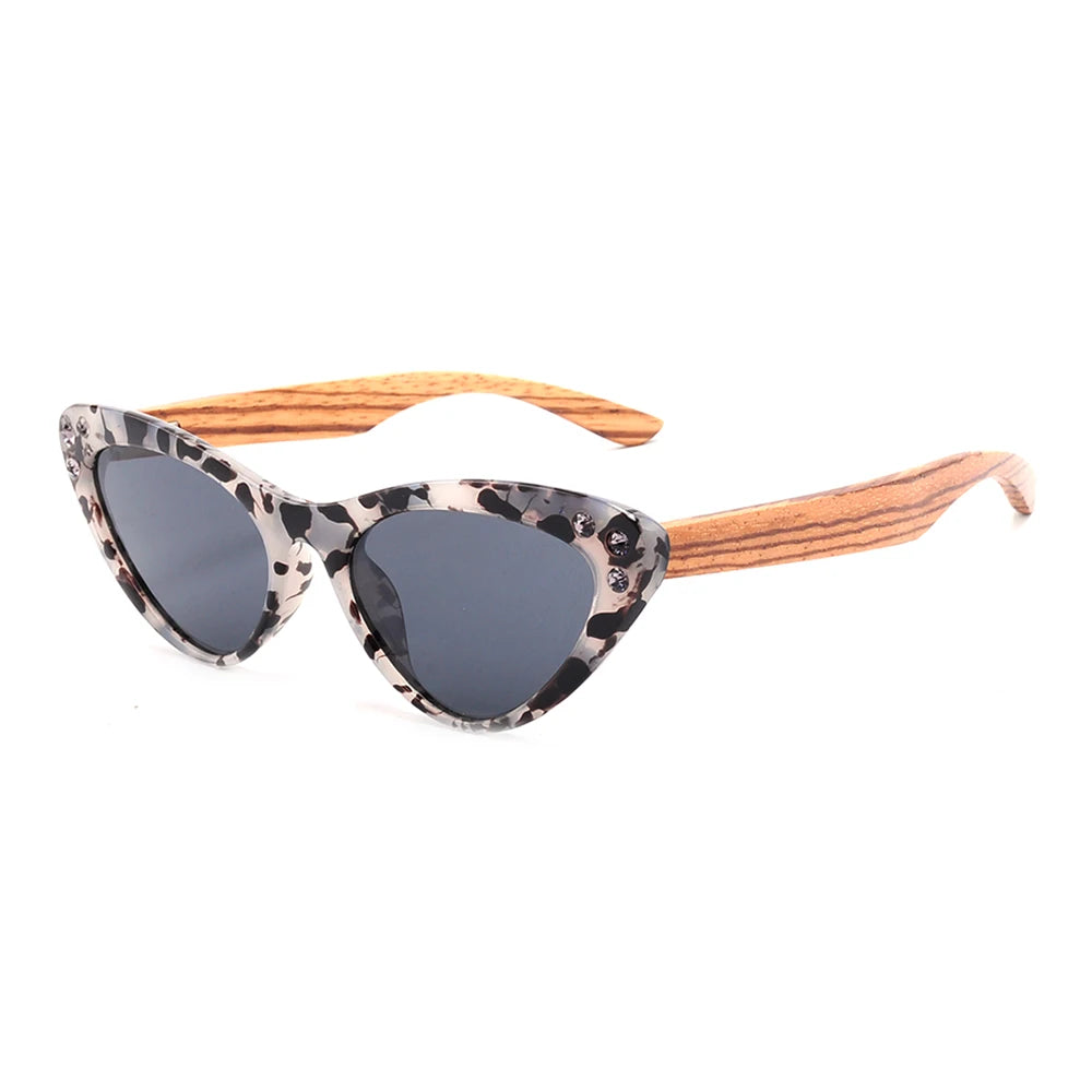 Fashion Retro Sunglasses: Cat Eye Women's River Eyewear, Made in Italy