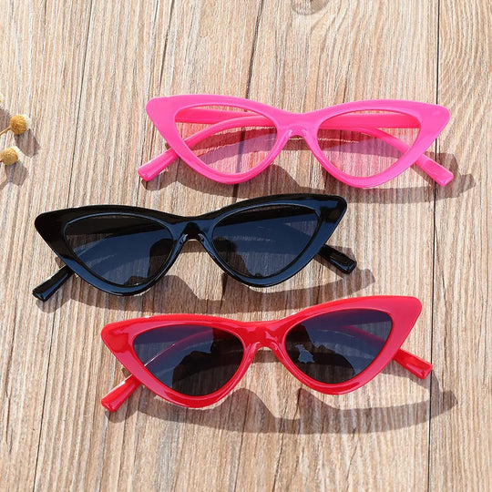 Children Sunglasses: Candy Color Cat Eye Shades with UV400 Protection for Girls