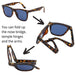 Luxury Foldable Sunglasses: Easy Carry Pocket PC Frame for Men and Women