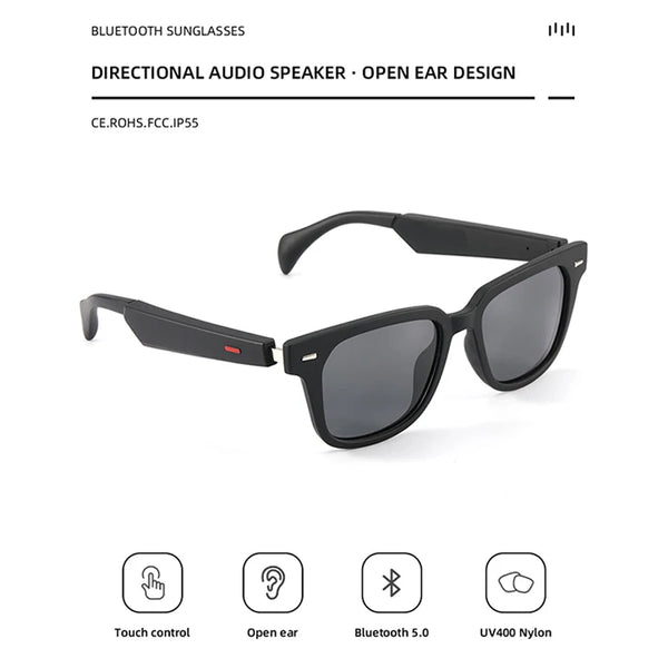 Smart Sunglasses with Bluetooth Speaker - Stylish, Functional, and Convenient