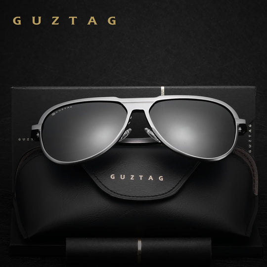 Polarized Sunglasses for Men: Classic Driving Sun Glasses with Brand Design