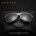 Polarized Sunglasses for Men: Classic Driving Sun Glasses with Brand Design