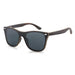 Square Bamboo Wood Sunglasses with Blue Polarized UV Lens - Wood Sunglasses