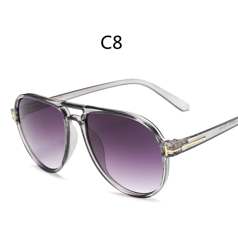 Retro Colorful Round Aviation Pilot Sunglasses: Stylish Unisex Eyewear for Casual Chic