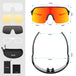 Men Bike Bicycle Cycling Glasses: Custom UV400 Polarized Sunglasses Kapvoe MTB