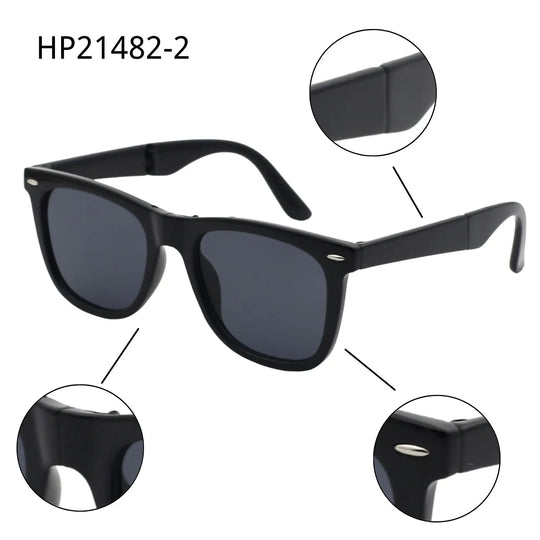 Luxury Foldable Sunglasses: Easy Carry Pocket PC Frame for Men and Women