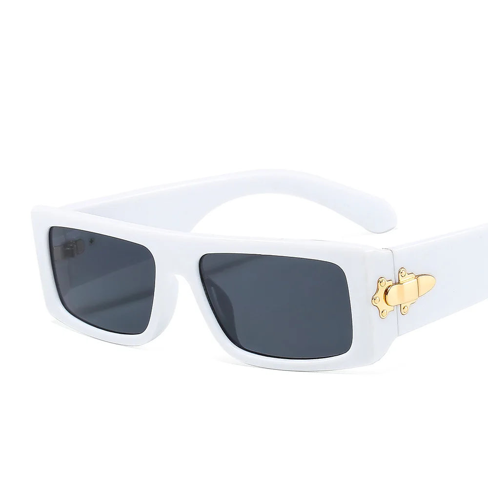 Luxury Shade Sunglasses: Colorful Square Frame for Ultimate Style