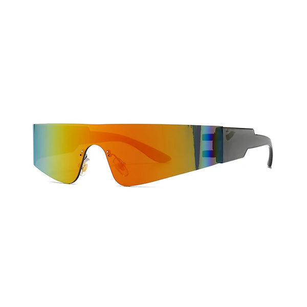 Futuristic Mirrored Sunglasses for Women and Men - Futuristic Sunglasses