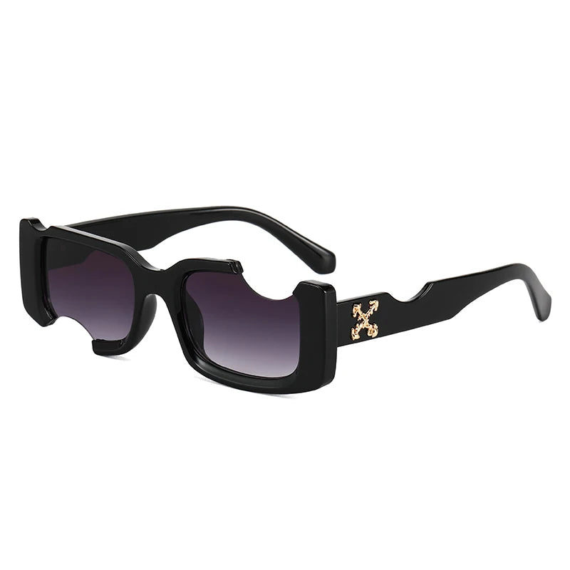 Hip-Hop Vintage Ins Street Wear Sunglasses: Retro Style for Men and Women