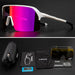 Men Bike Bicycle Cycling Glasses: Custom UV400 Polarized Sunglasses Kapvoe MTB