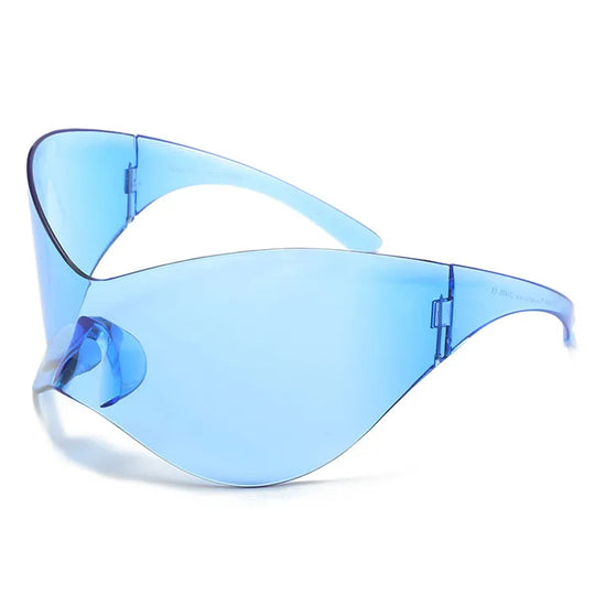 Luxury Y2K One Piece Sunglasses for Women and Men - New Punk Sports Sun Glasses