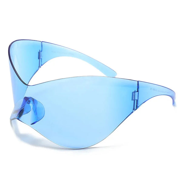 Luxury Y2K One Piece Sunglasses for Women and Men - New Punk Sports Sun Glasses