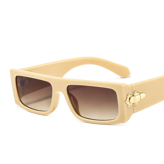 Luxury Shade Sunglasses: Colorful Square Frame for Ultimate Style