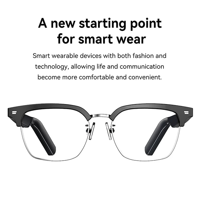 Smart Glasses Headset Wireless Bluetooth: Enjoy Immersive Sound with Optical Glass