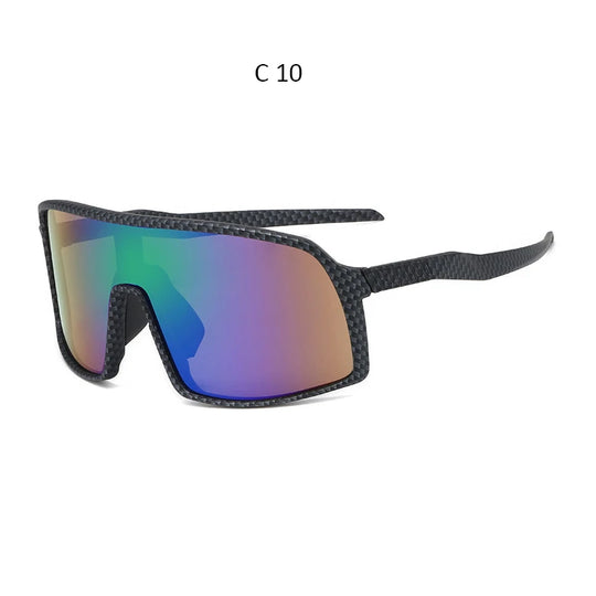 High-Quality Oversized Fashion Sunglasses: One Piece Design for Men and Unisex Sports Eyewear