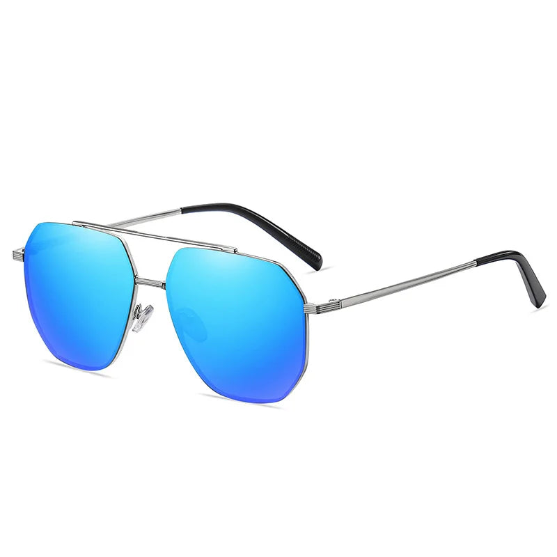 Men Polarized Sunglasses: Outdoor Oval Shade Classic Sun Glasses