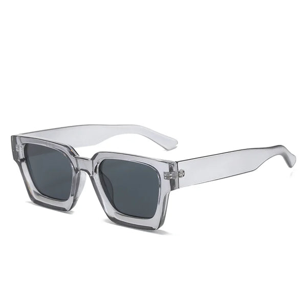 Square Frame Sunglasses: Retro Chic with UV400 Protection for Women and Men