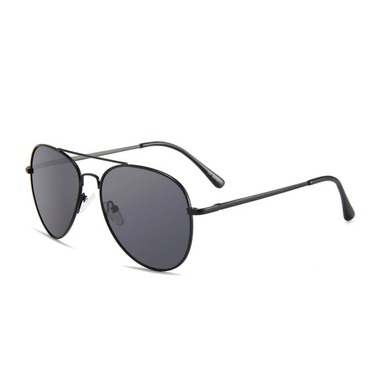 Unisex Cooper Frame Aviation Sunglasses: Trendy UV400 Shades for All