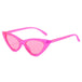 Fashion Cat Eye Sunglasses - Retro Sun glasses Small Frame Shades Sunglasses