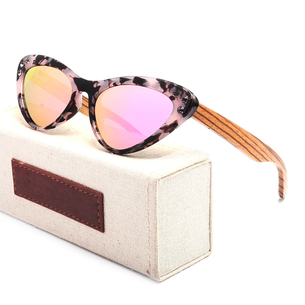 Fashion Retro Sunglasses: Cat Eye Women's River Eyewear, Made in Italy