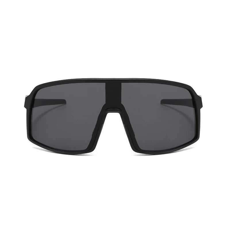 High-Quality Oversized Fashion Sunglasses: One Piece Design for Men and Unisex Sports Eyewear