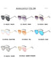 Fashion Gold Metal Unisex Shades Sunglasses for Men and Women - High Quality Luxury Brand UV400