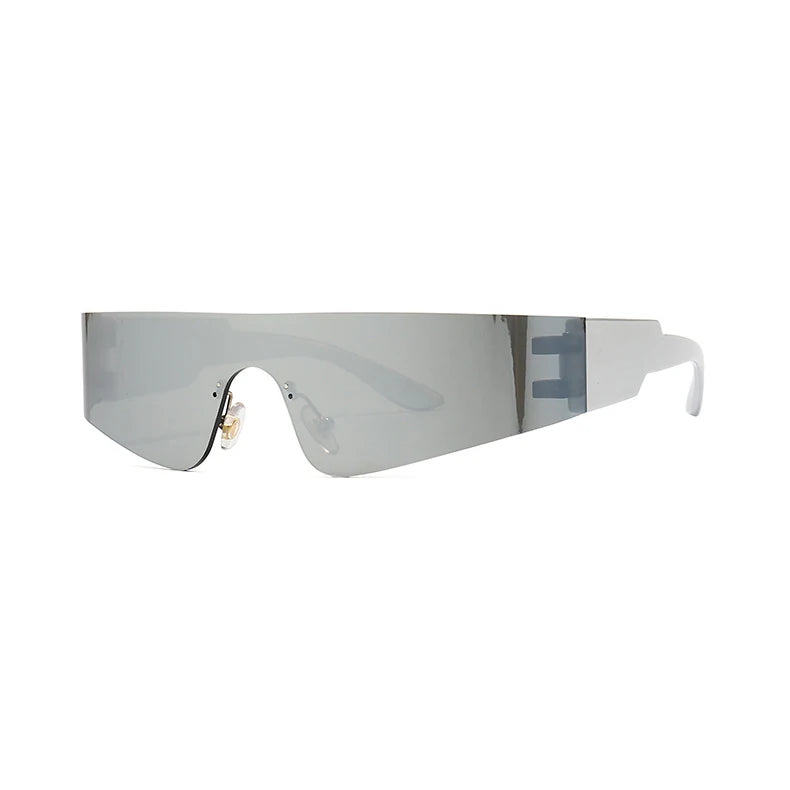 Futuristic Mirrored Sunglasses for Women and Men - Futuristic Sunglasses