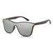 Square Bamboo Wood Sunglasses with Blue Polarized UV Lens - Wood Sunglasses