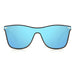 Square Bamboo Wood Sunglasses with Blue Polarized UV Lens - Wood Sunglasses