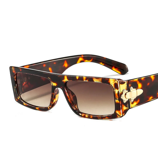 Luxury Shade Sunglasses: Colorful Square Frame for Ultimate Style