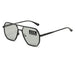 Classic Black Fashion Eyewear for Men - Vintage Unisex Polarized Sunglasses