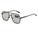 Classic Black Fashion Eyewear for Men - Vintage Unisex Polarized Sunglasses