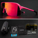 Men Bike Bicycle Cycling Glasses: Custom UV400 Polarized Sunglasses Kapvoe MTB