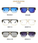 Fashionable Eyewear for Women and Men : Trendy Square Metal Sunglasses