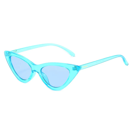 Fashion Cat Eye Sunglasses - Retro Sun glasses Small Frame Shades Sunglasses