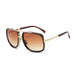 Women's and Men's Sun Glasses with Vintage Square Frames